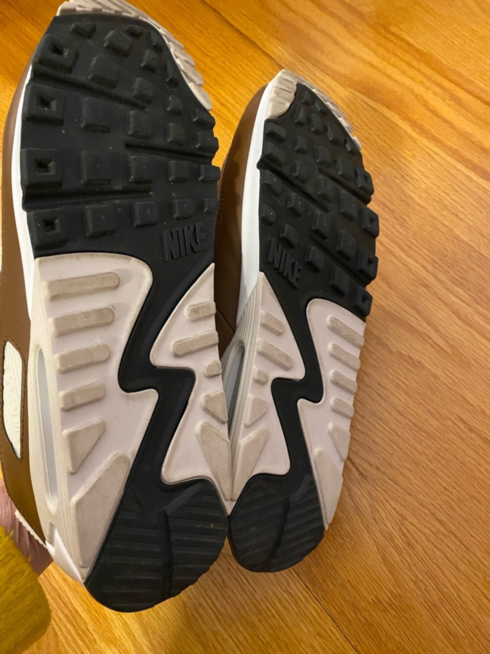 Nike Air Max 90 Summit Men's Sneakers - summit white/Khaki/light Orwood Brown - Picture 8 of 9